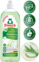 FROSCH Ekologiczny Aloesowy Płyn do Mycia Naczyń z Ecolabel Hipoalergiczny