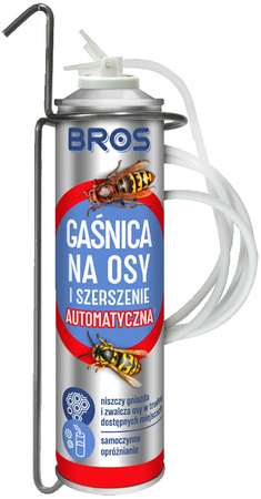 Gaśnica Automatyczna na Osy i Szerszenie BROS - Usuwanie Gniazd +1,5m Rurka