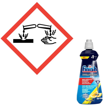 Finish Płyn Nabłyszczający do Naczyń Nabłyszczacz do Zmywarki LEMON 400ml