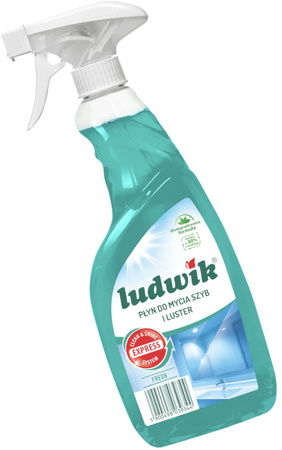 LUDWIK Płyn do Mycia Szyb i Luster Fresh 600ml Biodegradowalny bez Smug