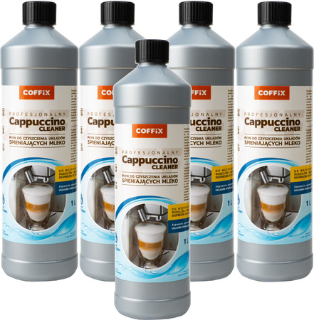 Czyścik do Ekspresu do Czyszczenia Systemu Mlecznego COFFIX 5x1L