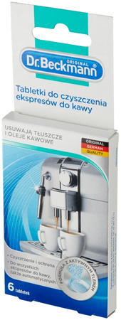 Dr. Beckmann Tabletki do czyszczenia ekspresów do kawy 6 x 1,6g