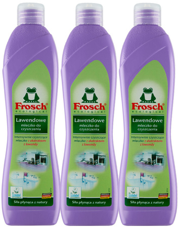 Frosch Ekologiczne Lawendowe Mleczko do Czyszczenia Kuchni i Łazienki 500ml x3