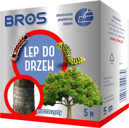 BROS Lep na Drzewa - na Gąsienie Mrówki i Inne Szkodniki - Ochrona Drzew 5m