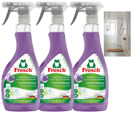 Frosch Płyn do Czyszczenia Łazienki Prysznica Lawendowy Kamień Brud 1,5L DE