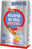 BROS DUO Dwustronna Pułapka na Mole Odzieżowe do Szafy i Garderoby + 2 Lepy