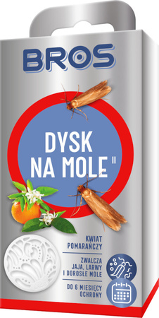 BROS Dysk na Mole Odzieżowe Kwiat Pomarańczy do 6 mcy x4