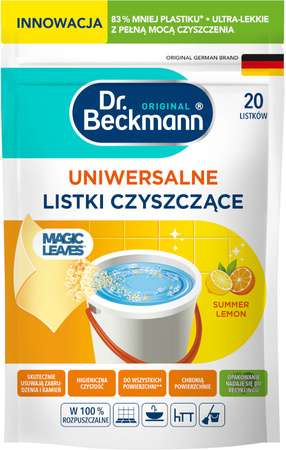 Dr. Beckmann Magic Leaves Listki Czyszczące Uniwersalne Rozpuszczalne x20