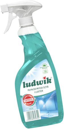 LUDWIK Płyn do Mycia Szyb i Luster Fresh 600ml Biodegradowalny bez Smug