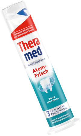 Theramed Atem-Frisch Odświeżająca Oddech Pasta do Mycia Zębów 3w1 Tuba 200ml