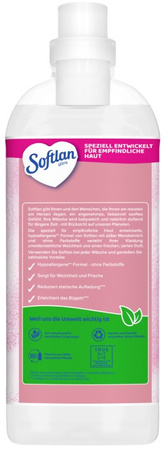 Softlan Ultra Koncentrat Weich&Mild Biały Płyn do Płukania Tkanin 45p DE x4