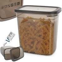 Pojemnik Plastikowy Kuchenny Pudełko na Żywność Produkty Sypkie Mocny 1,85L