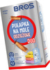 BROS DUO Dwustronna Pułapka na Mole Odzieżowe do Szafy i Garderoby + 2 Lepy