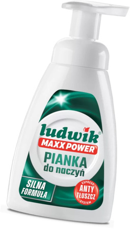 Ludwik MAXX POWER Pianka do Mycia Naczyń Anty Tłuszcz 300ml