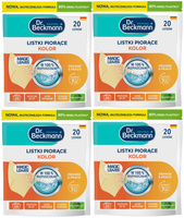 Dr. Beckmann MAGIC LEAVES Chusteczki Listki Piorące do Prania Kolor 80 prań