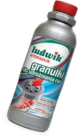 LUDWIK Hydraulik Granulki do Udrażniania Rur 425g