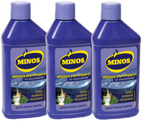 MINOS AKTYWNY PŁYN DO MYCIA NAGROBKÓW GRANITU MARMURU LASTRIKO 270ML x3