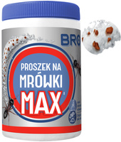 BROS Proszek na Mrówki MAX Dwuprzynętowy Likwidujący Całe Gniazda 100g