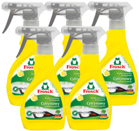 Frosch Ekologiczny Cytrynowy Płyn do Czyszczenia Płyt Ceramicznych i Indukcyjnych 300ml x5