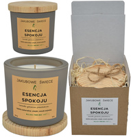 JAKUBOWE ŚWIECE Esencja Spokoju Zapachowa Świeca Sojowa z Naturalnymi Olejkami 180g