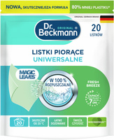 Dr. Beckmann MAGIC LEAVES Chusteczki Listki Piorące do Prania Uniwersalne (20 prań)