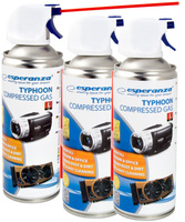 ESPERANZA SPRĘŻONE POWIETRZE 400ML GAZ PISTOLET x3