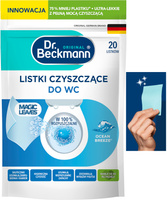 Dr. Beckmann MAGIC LEAVES Listki do Czyszczenia WC - Kamień i Brud BIO x20