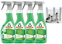 Frosch Ekologiczny Płyn do Mycia Szyb Bio Spirit Ecolabel Bez Smug 500ml x4