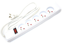 Przedłużacz 5 gniazd 1,5m z Bolcem i Włącznikiem